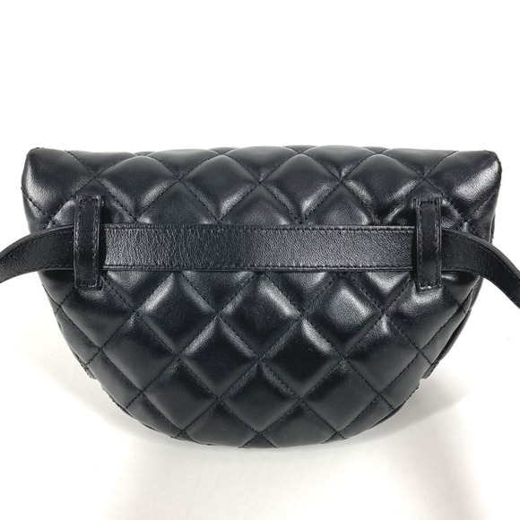 CHANEL Black Leather Logo Shoulder Bag - Picture 2 of 13